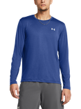 Under Armour Streaker Long Sleeve Running Top, Blue/Reflective