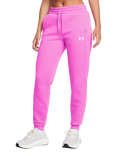 Under Armour Ultra Soft Joggers, Vivid Magenta/White