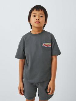 Marvel Spider-Man Kids' T-Shirt and Shorts Set, Grey, Grey