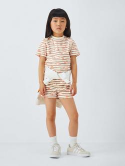 The Gruffalo Kids' Cotton T-Shirt & Shorts Set, Cream Orange - view 2, Cream Orange