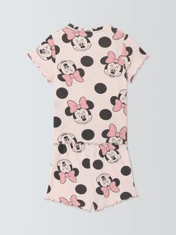 Brand Threads Kids' Minnie Mouse Pyjama Set, Pink - view 2, Pink