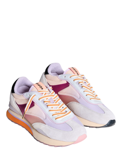 Gonzalo Muiño x HOFF Bull Suede Blend Trainers, Pink/Multi - view 2, Pink/Multi