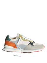 HOFF Kingston Suede Colour Block Trainers, Beige/Multi