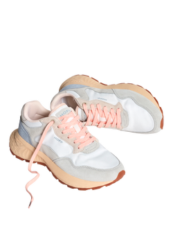 HOFF Toulouse II Colour Block Trainers, White/Multi - view 2, White/Multi