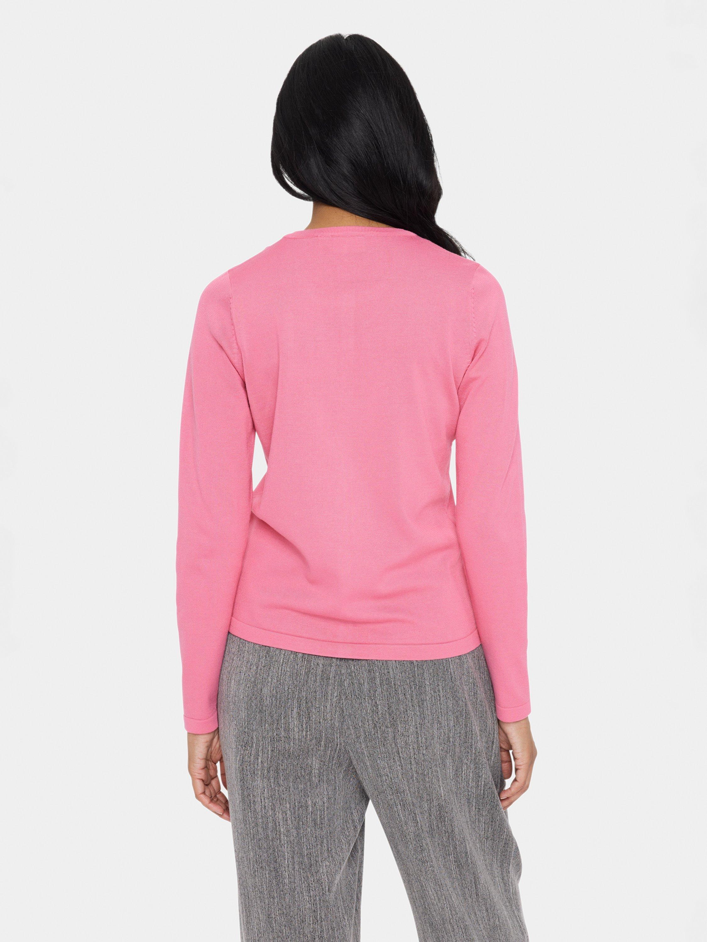 Product image 2 of 5, which shows Saint Tropez Mila Slim Fit Cardigan, Chateau Rose, L