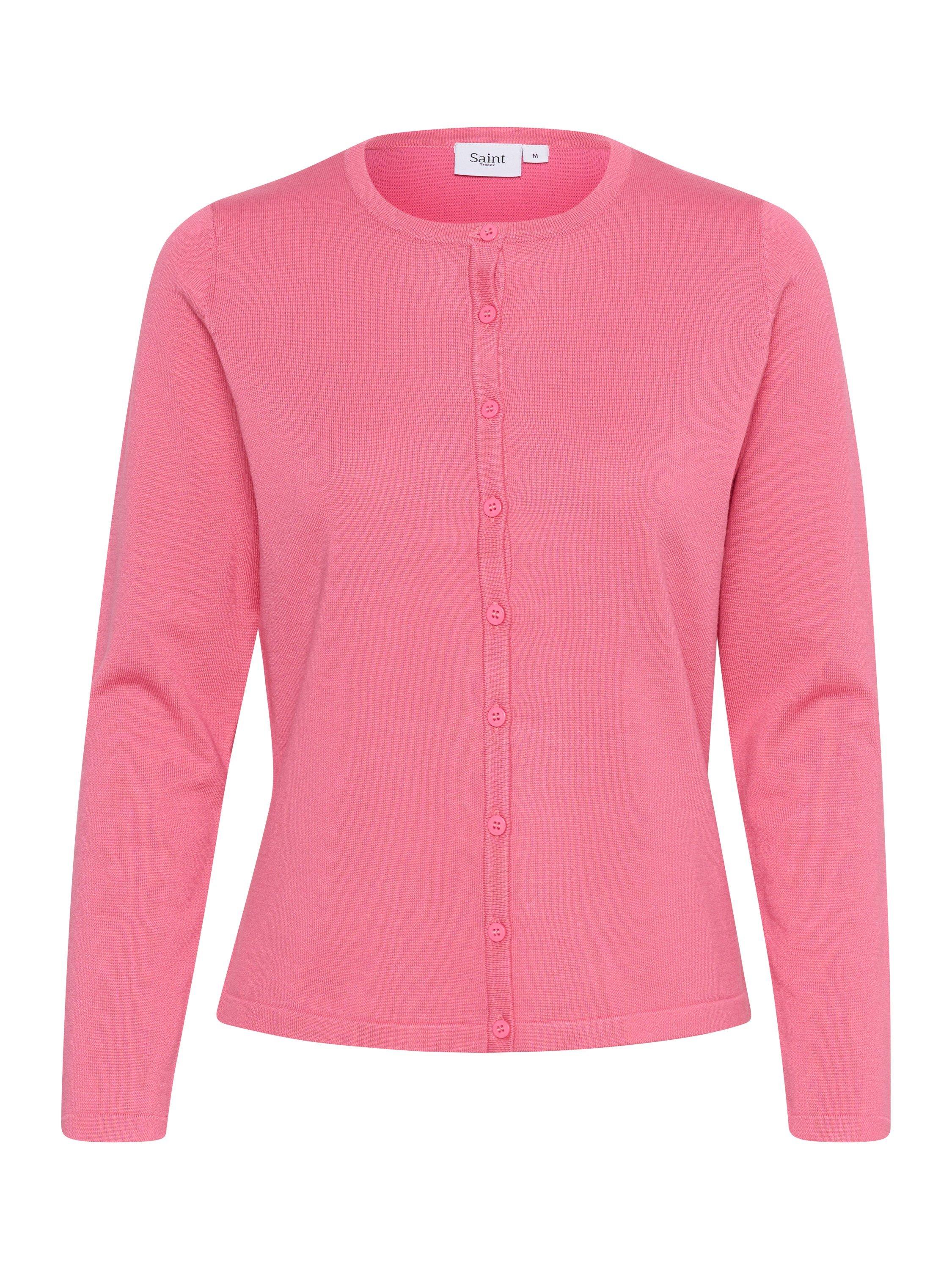 Product image 4 of 5, which shows Saint Tropez Mila Slim Fit Cardigan, Chateau Rose, L