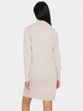 Saint Tropez Mila Roll Neck Jumper Dress, Grey Morning Melange