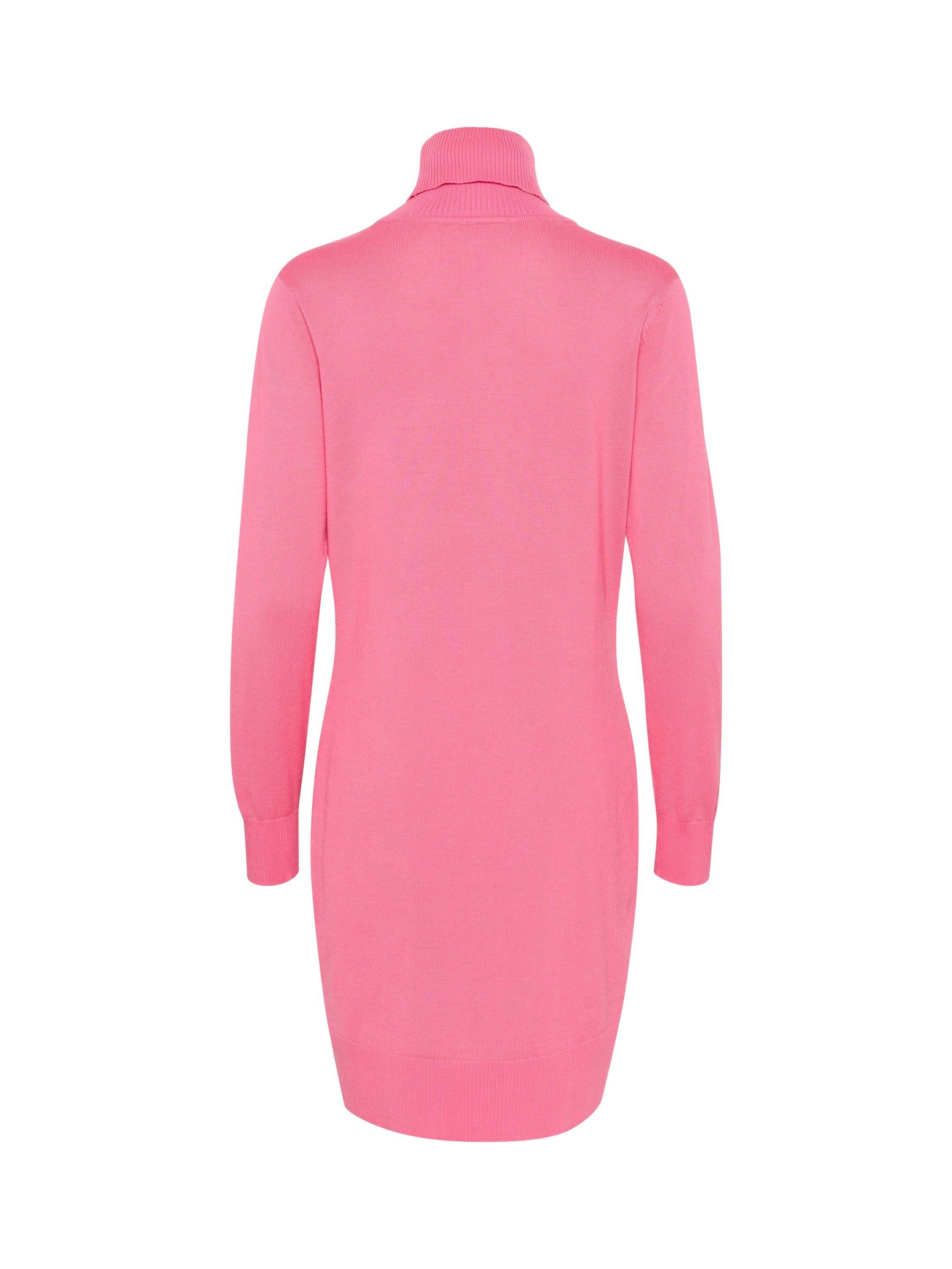 Product image 2 of 2, which shows Saint Tropez Mila Roll Neck Jumper Dress, Chateau Rose, XS