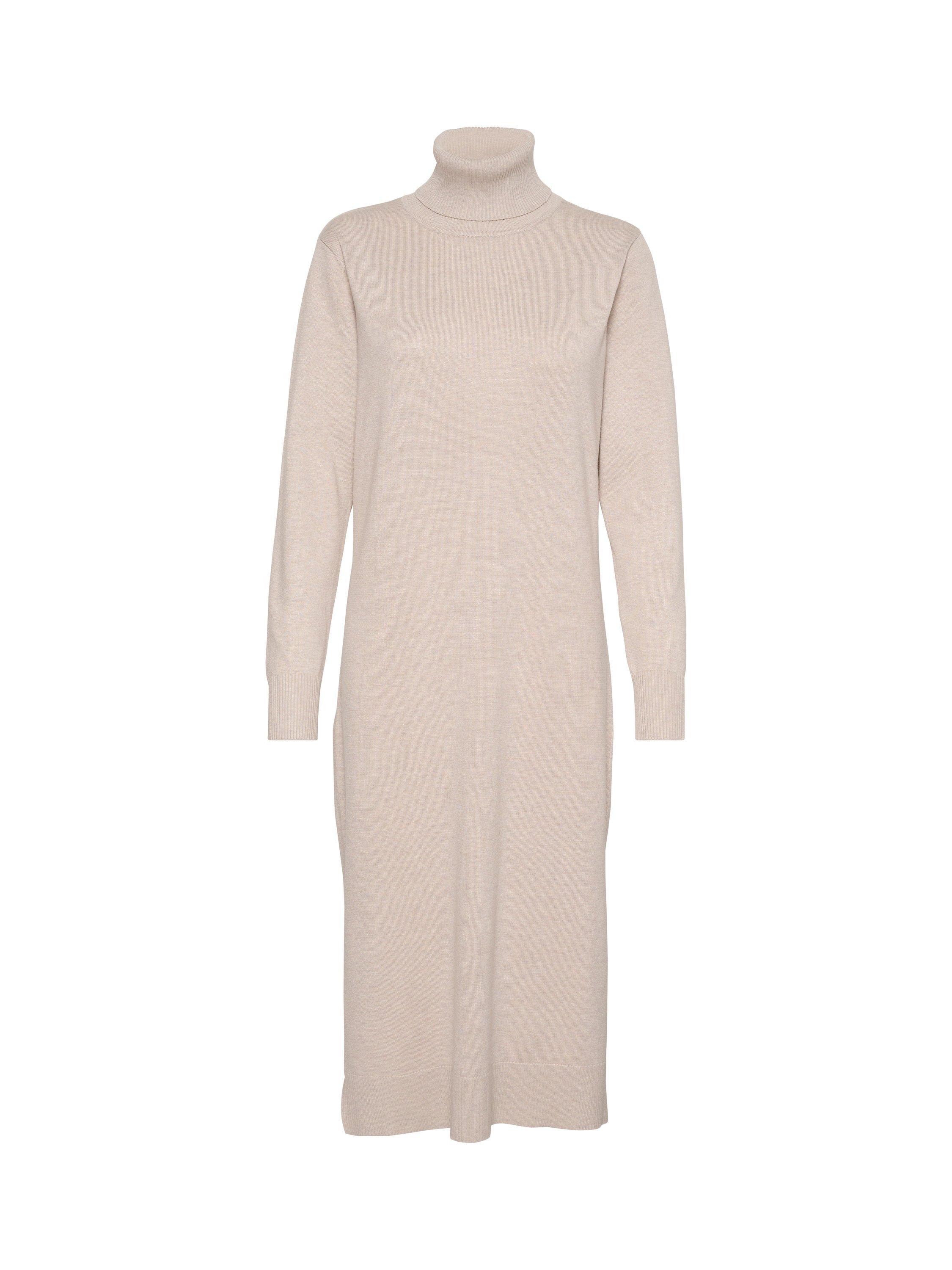 Product image 4 of 6, which shows Saint Tropez Mila Roll Neck Midi Jumper Dress, Grey Morning Melange, M