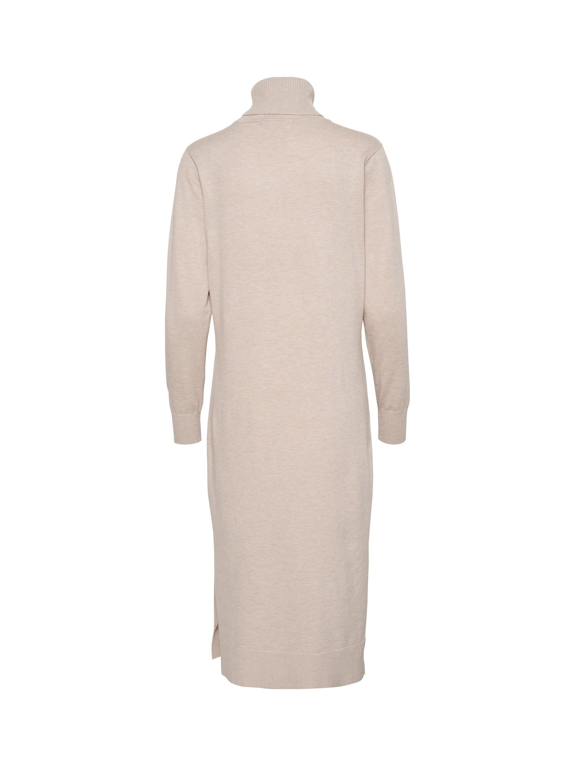Product image 5 of 6, which shows Saint Tropez Mila Roll Neck Midi Jumper Dress, Grey Morning Melange, M