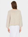 Saint Tropez Gaine Wool Blend Jumper, Grey Morning Melange