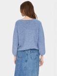 Saint Tropez Gaine Wool Blend Jumper, Blue