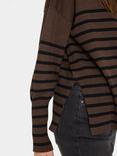 Saint Tropez Grila Stripe Cowl Neck Jumper