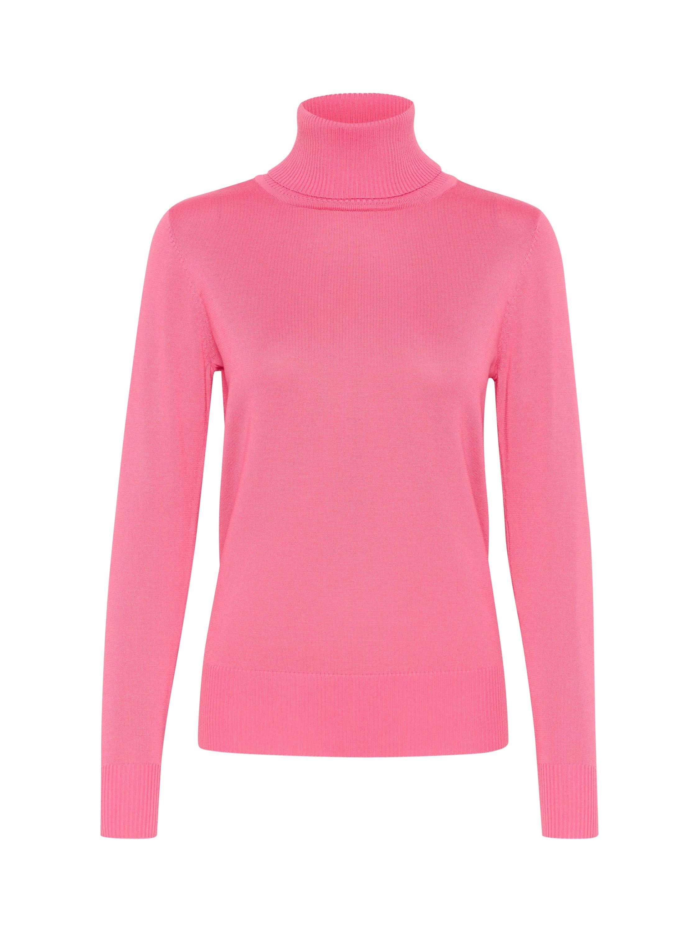 Product image 1 of 2, which shows Saint Tropez Mila Roll Neck Jumper, Chateau Rose, XS