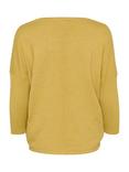 Saint Tropez Mila 3/4 Sleeve Jumper, Gold