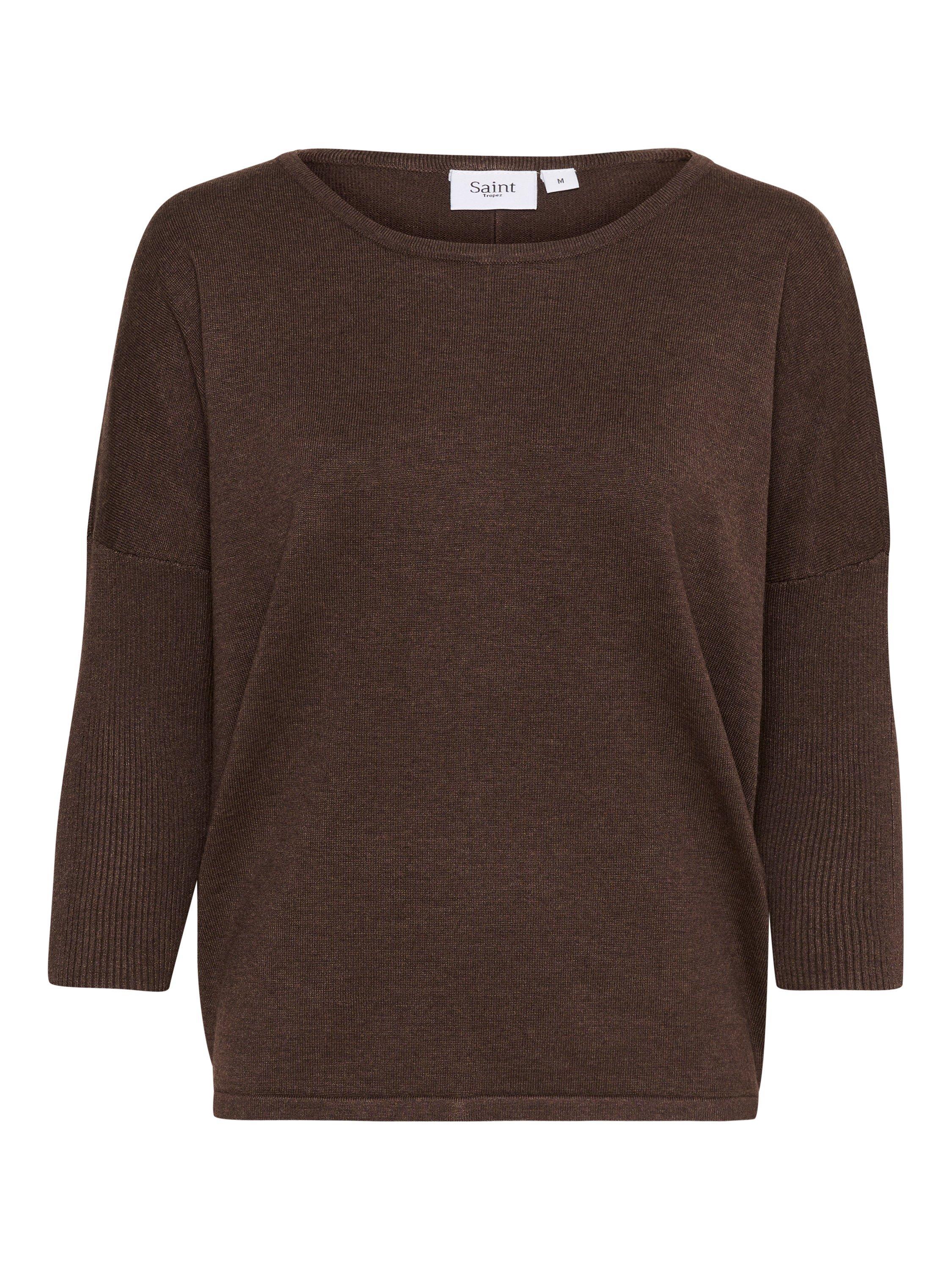 Product image 4 of 5, which shows Saint Tropez Mila 3/4 Sleeve Jumper, Oak, S