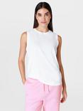 Sweaty Betty Essential Organic Cotton Blend Tank Top, White