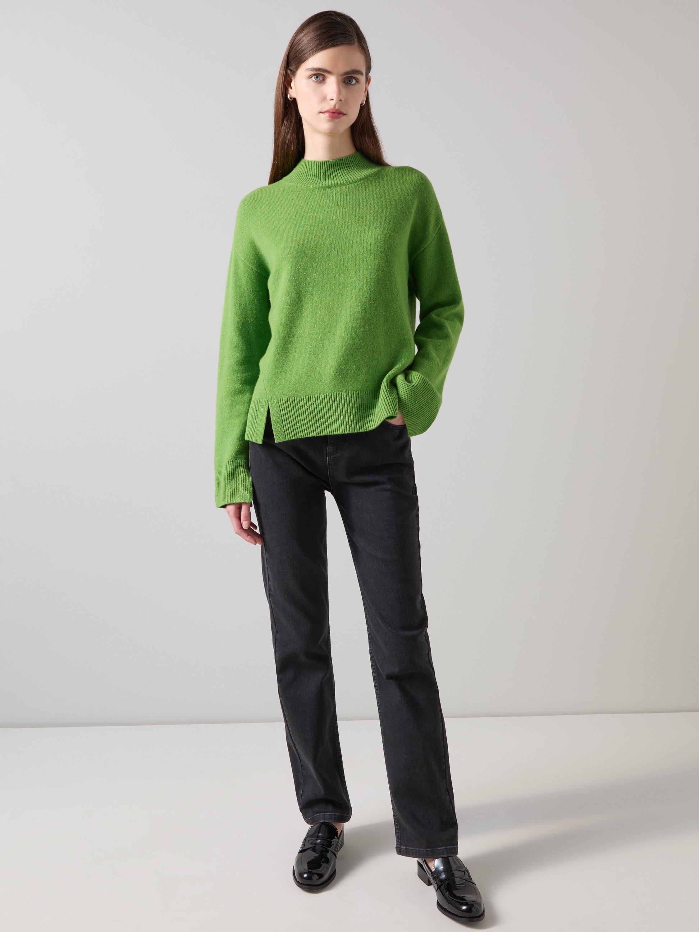 L.K.Bennett Zoe Split Merino Wool Jumper