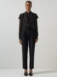L.K.Bennett Margaux Ruffle Shoulder Top