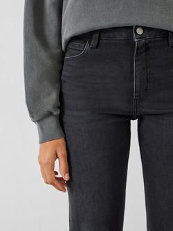 HUSH Agnes Straight Jeans, Washed Black - view 2, Washed Black