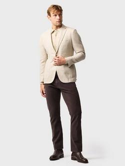 Rodd & Gunn Mt Mason Italian Wool Slim Fit Blazer, Macadamia - view 2, Macadamia