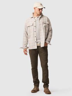 Rodd & Gunn Marlin Cotton Wool Polo Collar Jumper - view 2, Smoke