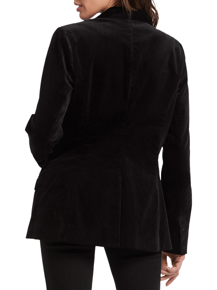 NYDJ Velvet Tuxedo Jacket - view 2, Black