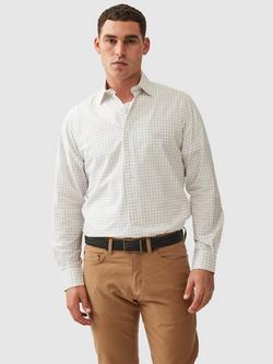 Rodd & Gunn Three Streams Check Cotton Slim Fit Long Sleeve Shirt, Fern, Fern