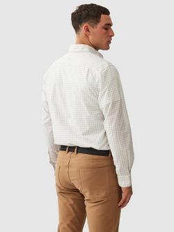 Rodd & Gunn Three Streams Check Cotton Slim Fit Long Sleeve Shirt, Fern - view 2, Fern