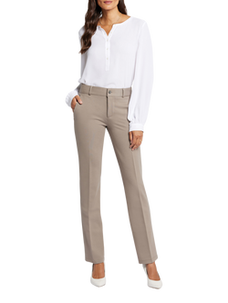 NYDJ Sculpt-Her™ Classic Straight Trousers, Saddlewood