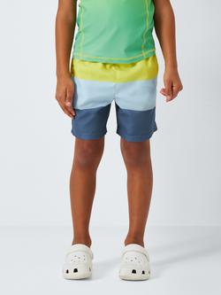 John Lewis Kids' Colour Block Swim Shorts, Multi, Multi