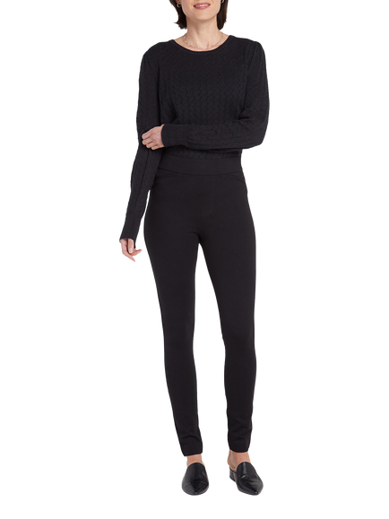 NYDJ Sculpt-Her Pull-On Legging, Black, Black