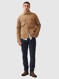 Rodd & Gunn Fordel Padded Cotton Water-repellent Overshirt Jacket, Tan