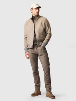 Rodd & Gunn Lake Taylor Recycled Wool Blend Bomber Jacket, Fawn - view 2, Fawn