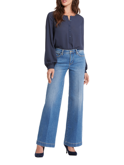 NYDJ Teresa Wide Leg Jeans, Water Canyon
