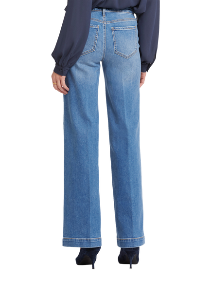 NYDJ Teresa Wide Leg Jeans - view 2, Water Canyon