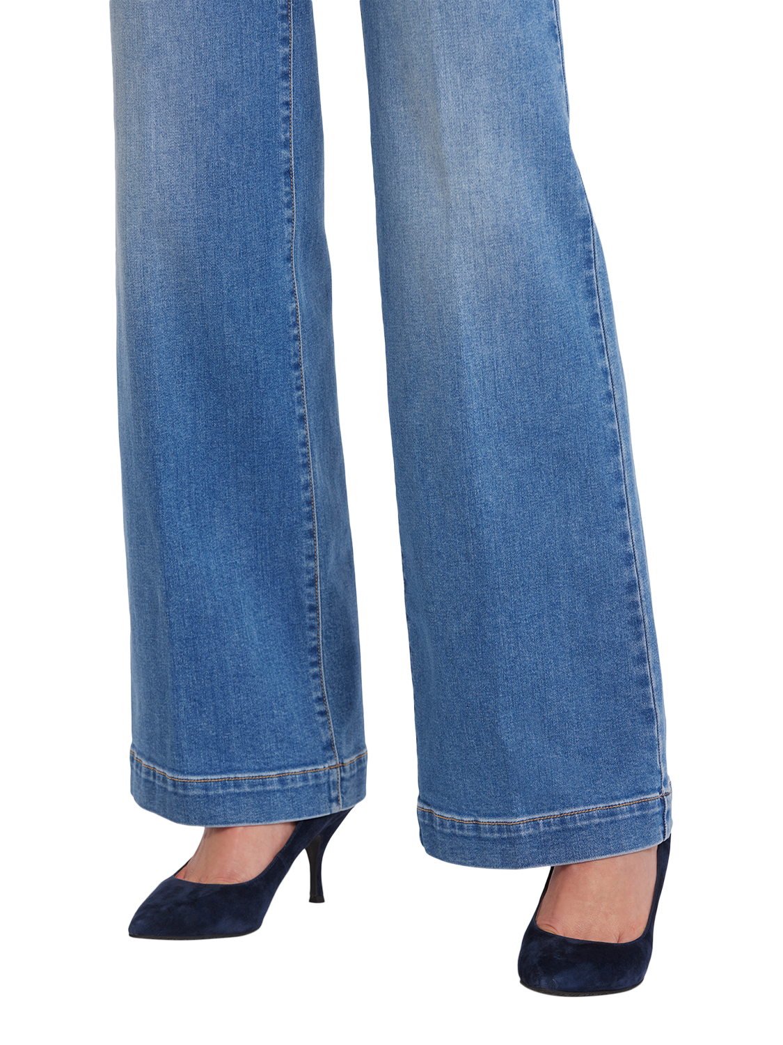 Product image 6 of 6, which shows NYDJ Teresa Wide Leg Jeans, Water Canyon, 4