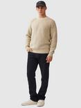 Rodd & Gunn Westmere Undyed Wool Relaxed Fit Crew Neck Jumper, Birch