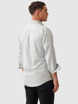Rodd & Gunn Featherston Plain Cotton Slim Fit Long Sleeve Shirt - view 2, Salt