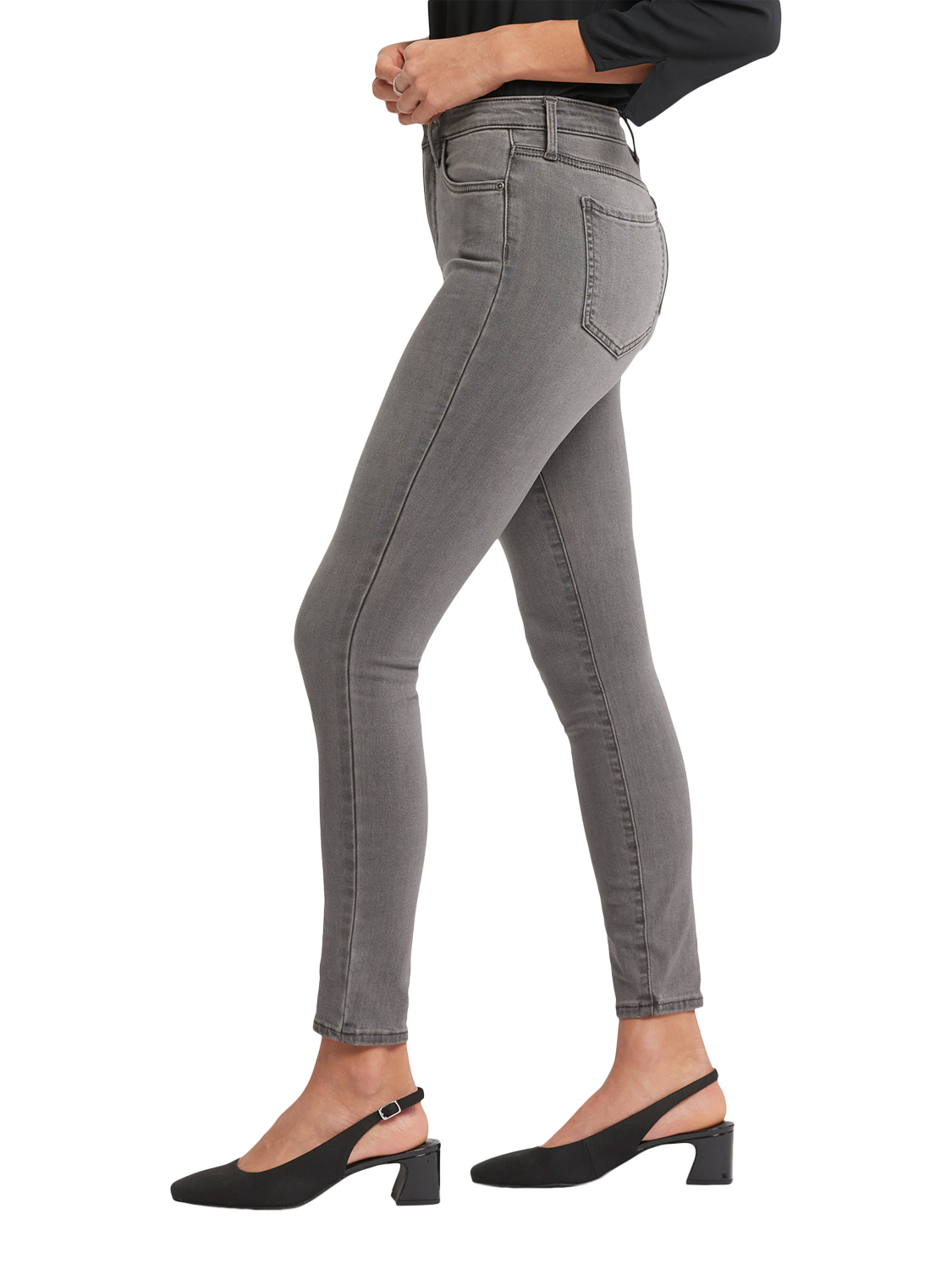 Product image 3 of 6, which shows NYDJ Ami Sure Stretch Skinny Jeans, Highlands, 4