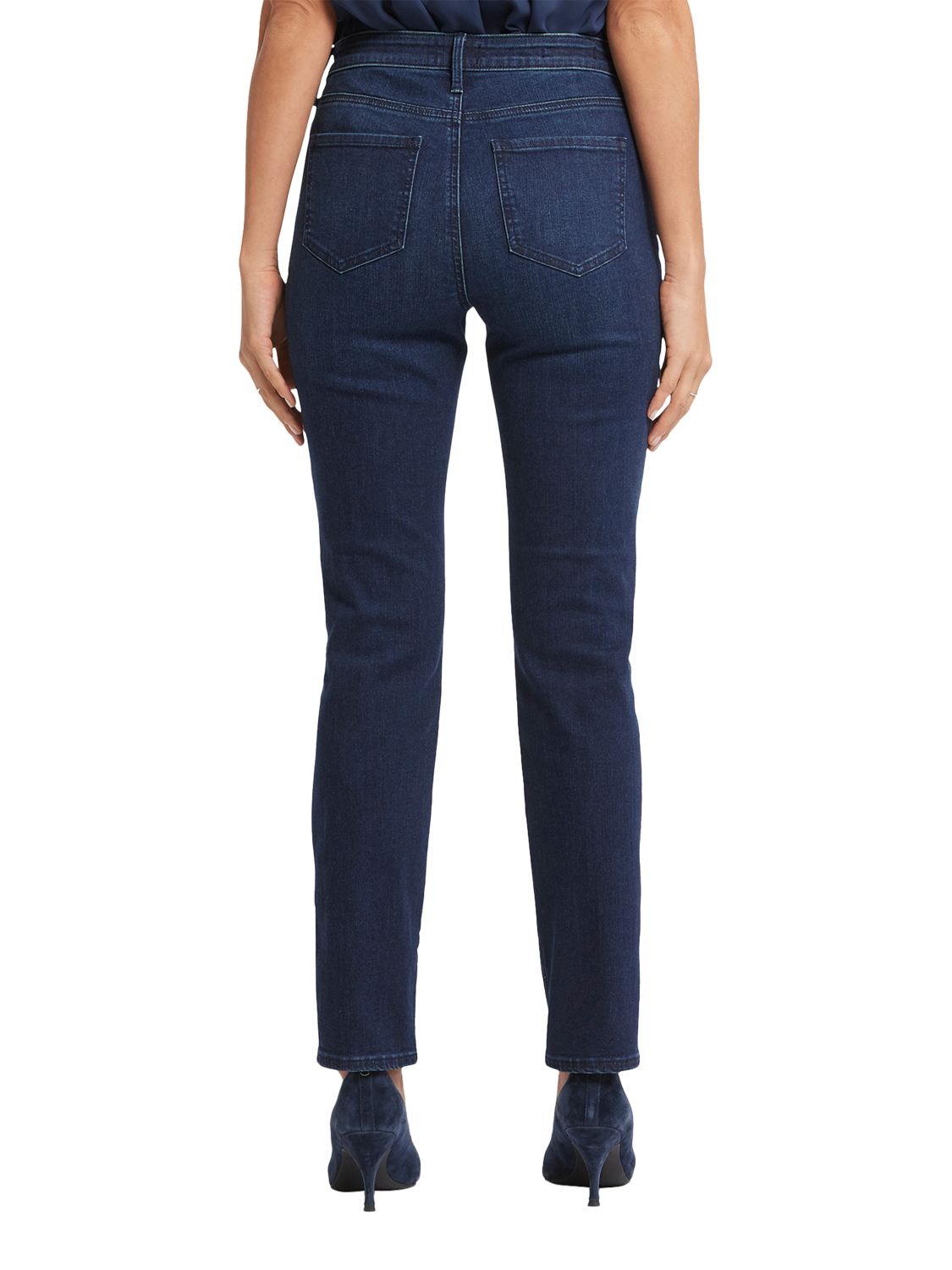Product image 2 of 6, which shows NYDJ Sheri High Rise Slim Jeans, Basin, 4