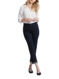 NYDJ Margot Girlfriend Jeans, Midnight Falls