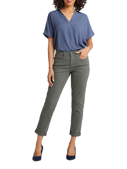 NYDJ Margot Girlfriend Jeans, Vine Leaf
