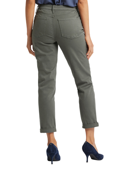NYDJ Margot Girlfriend Jeans - view 2, Vine Leaf