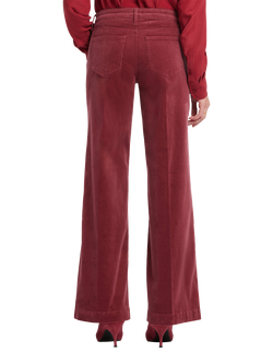 NYDJ Teresa Wide Leg Corduroy Trousers - view 2, Paintbrush