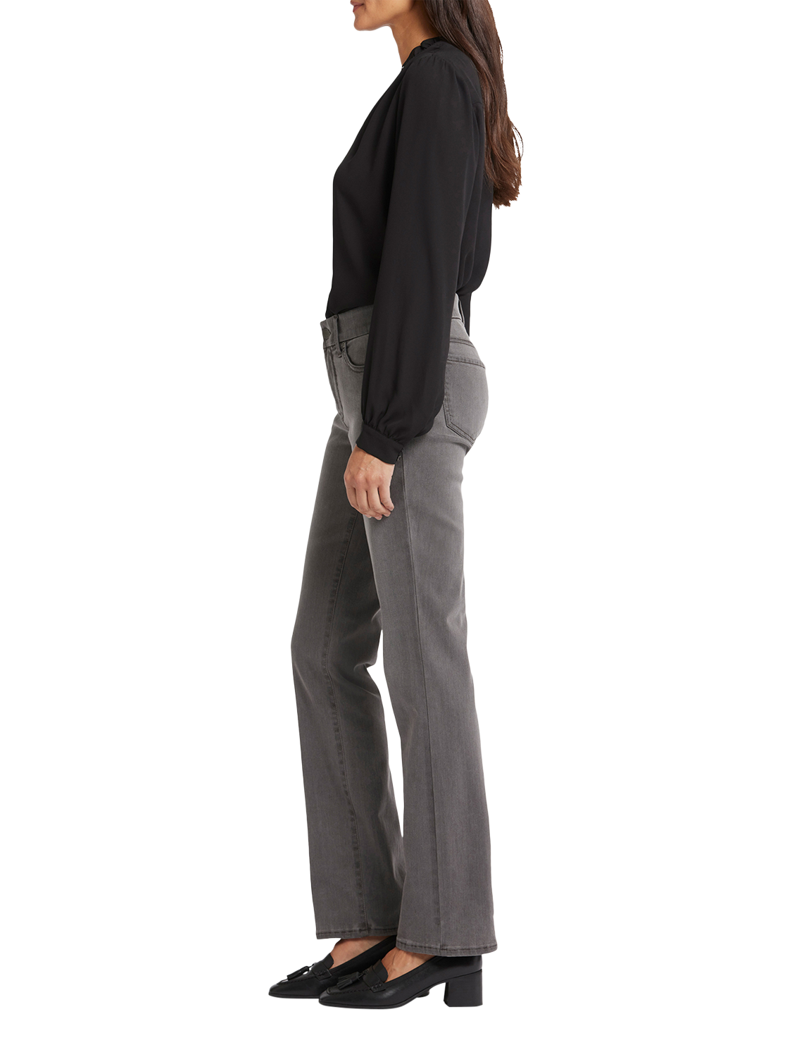 Product image 5 of 6, which shows NYDJ Waist-Match™ Marilyn Straight Jeans, Highlands, XS