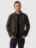 Rodd & Gunn Somerset Premium Lightweight Suede Leather Jacket, Mouse