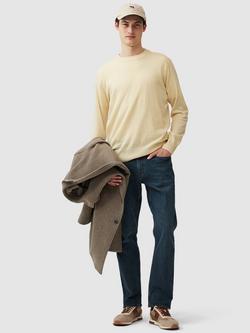 Rodd & Gunn Christchurch Wool Cashmere Crew Neck Jumper - view 2, Butter