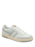 Gola Classics Falcon Leather Mirror Trainers, White/Silver