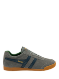 Gola Harrier Suede Heritage Trainers, Ash/Navy/Evergreen